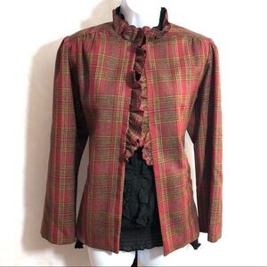 Ruth Matthews Plaid Blazer